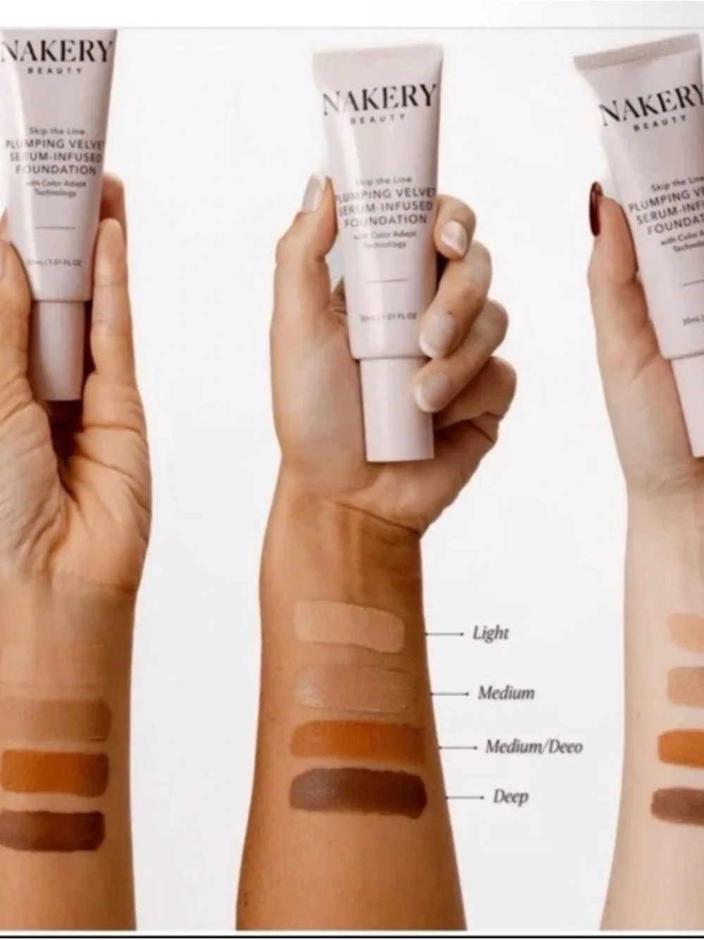 Plumping Velvet Serum-Infused Foundation-Shade - DEEP NIB